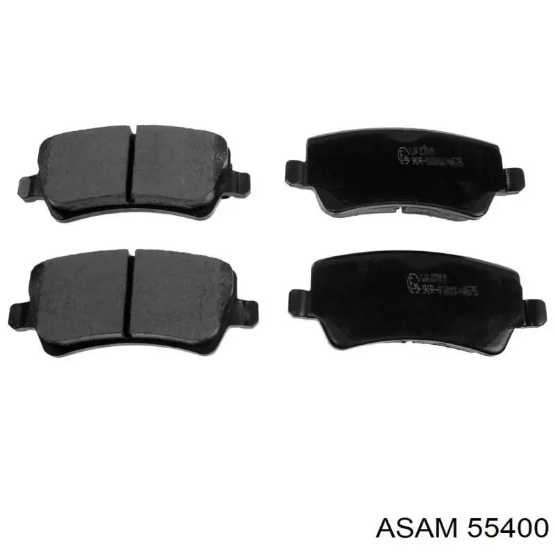 Compre 55400 Asam Sapatas do freio traseiras de disco