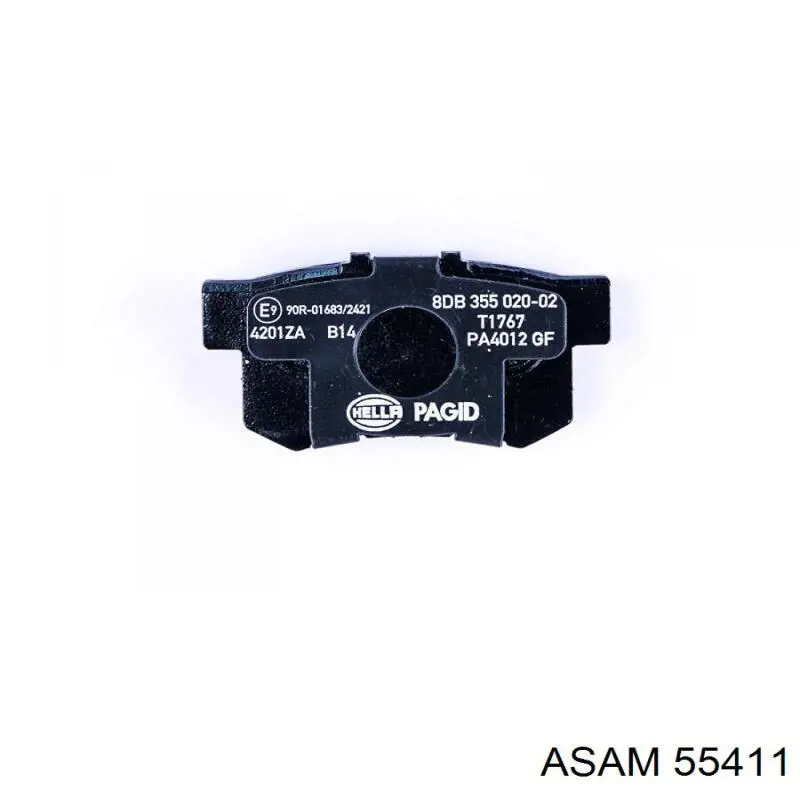 Sapatas do freio traseiras de disco Asam 55411 preço, a partir de 21,51 USD