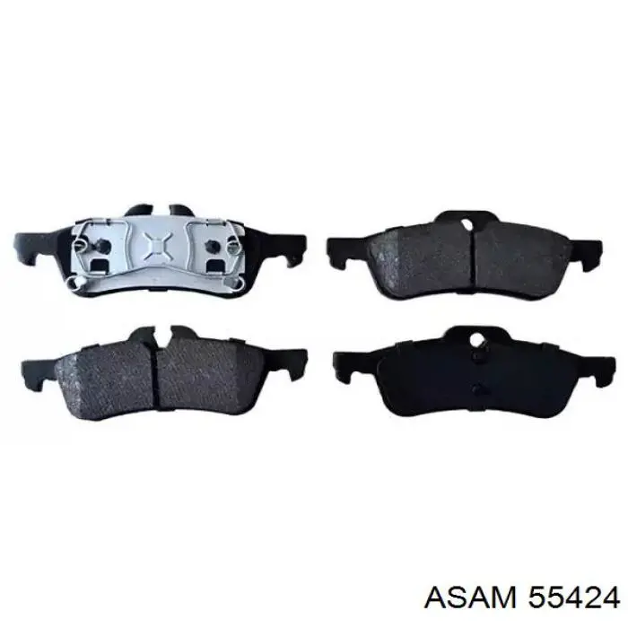 Sapatas do freio traseiras de disco Asam 55424 preço, a partir de 25,76 USD