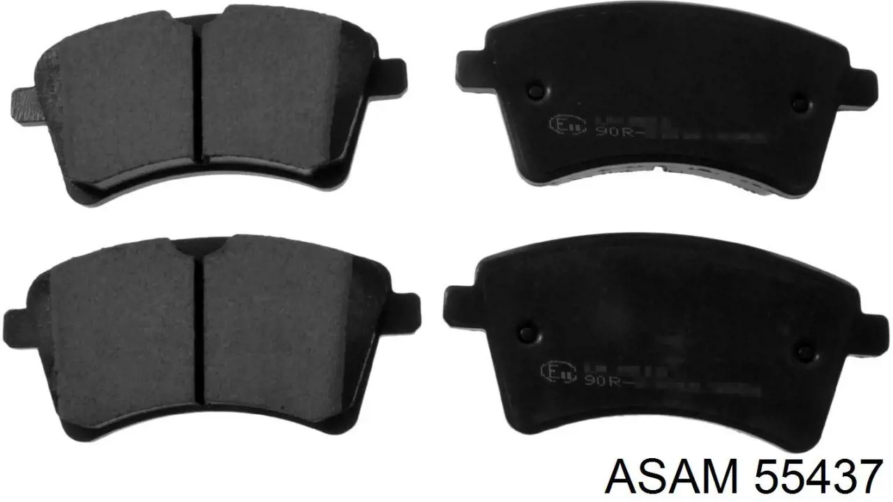 Sapatas do freio dianteiras de disco Asam 55437 preço, a partir de 29,53 USD
