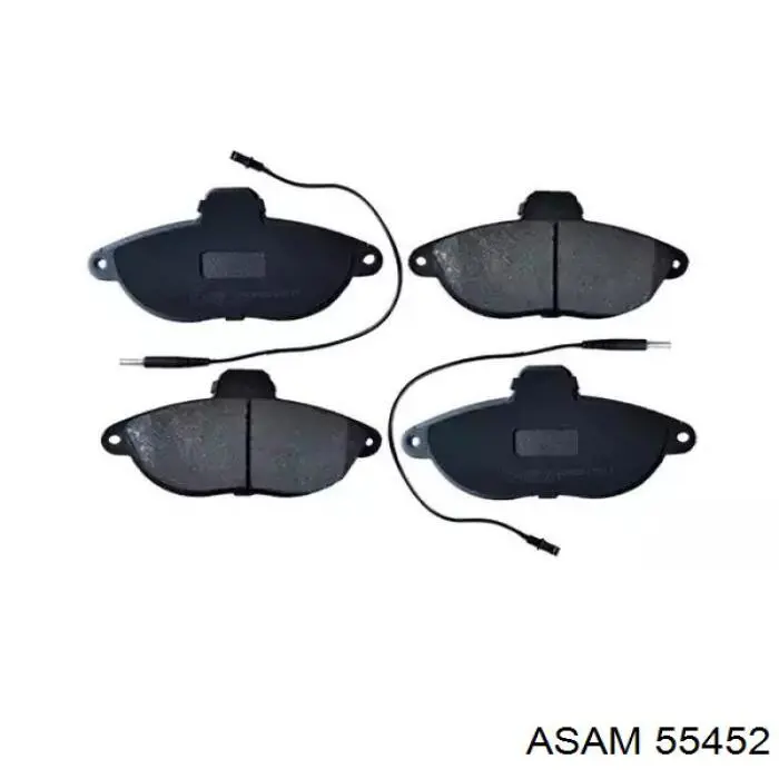 55452 Asam Sapatas do freio dianteiras de disco