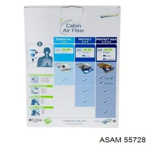 Compre 55728 Asam Filtro de salão