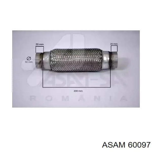 Ondulação do silenciador Asam 60097 preço, a partir de 21,41 USD