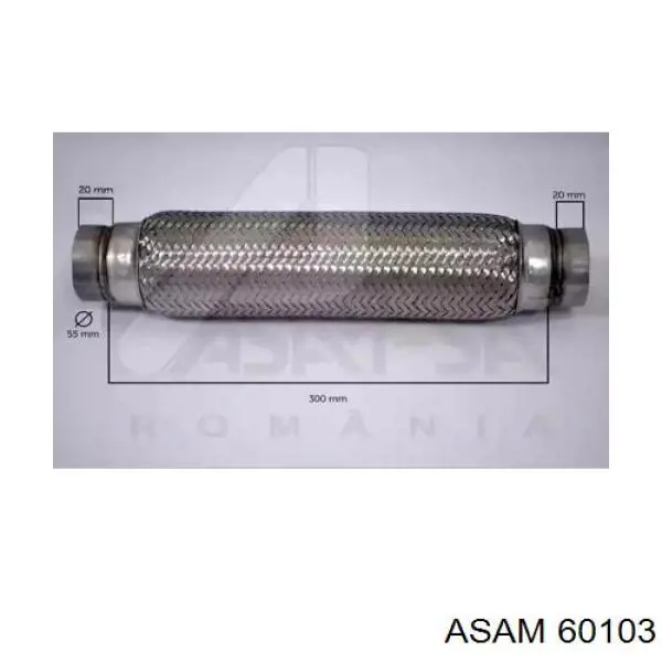 Ondulação do silenciador Asam 60103 preço, a partir de 22,19 USD