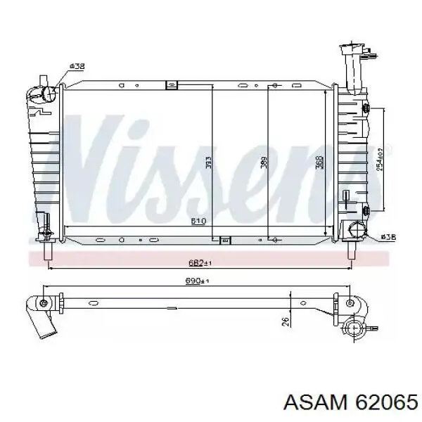 Ondulação do silenciador Asam 62065 preço, a partir de 14,91 USD