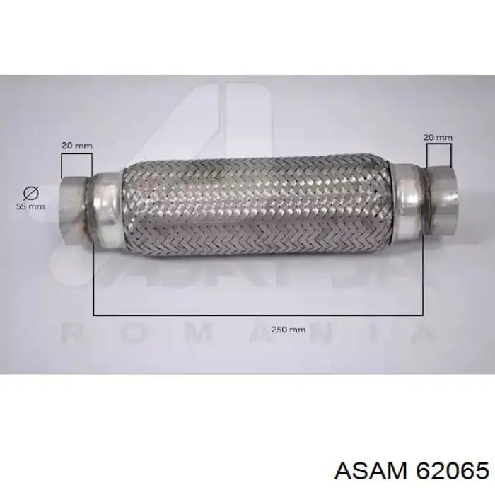 Compre 62065 Asam Ondulação do silenciador