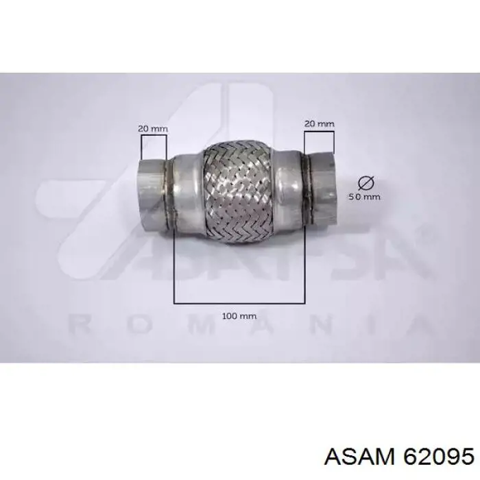 Ondulação do silenciador Asam 62095 preço, a partir de 17,24 USD