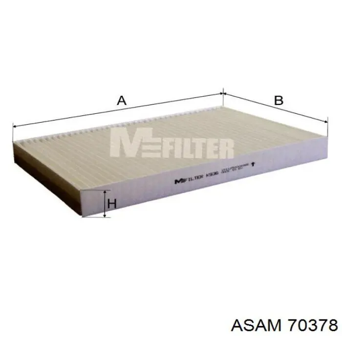70378 Asam Filtro de salão