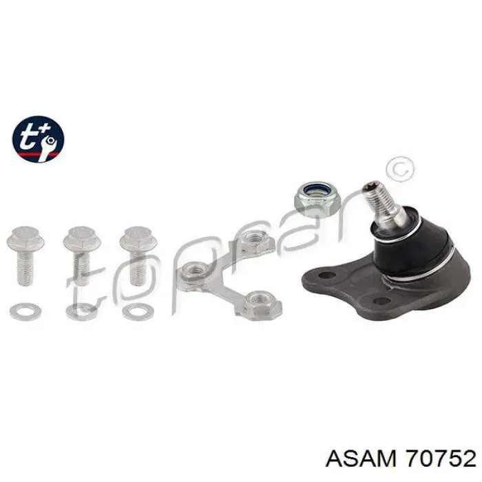 Compre 70752 Asam Suporte de esfera inferior direito
