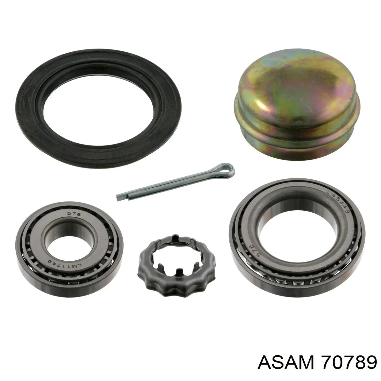 Compre 70789 Asam Rolamento de cubo traseiro