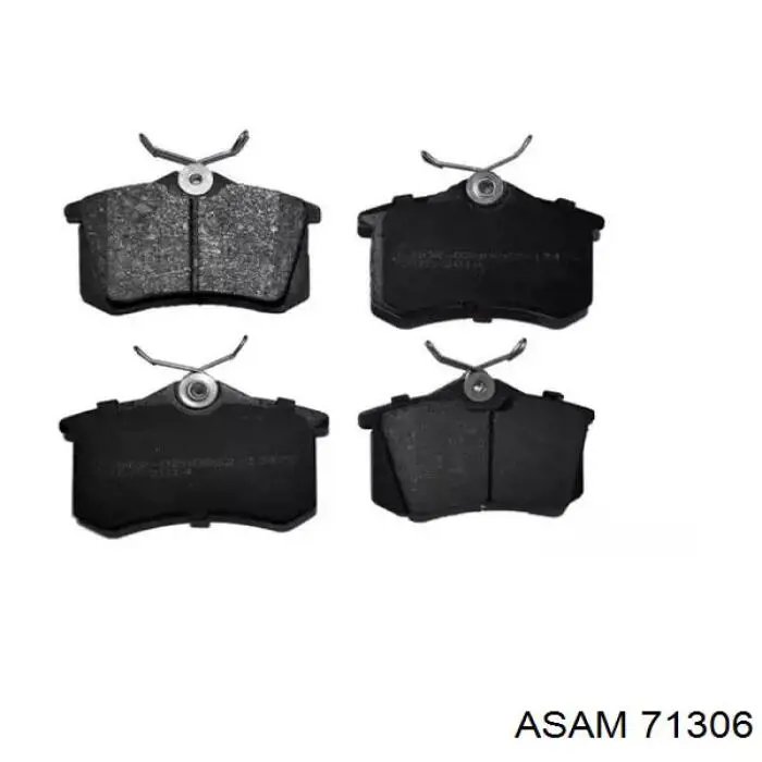 Sapatas do freio traseiras de disco Asam 71306 preço, a partir de 21,76 USD