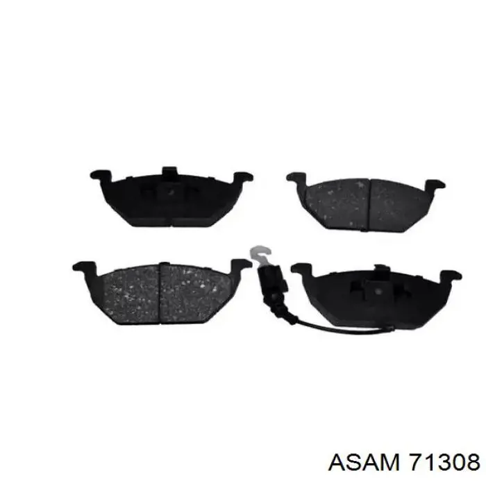 Sapatas do freio dianteiras de disco Asam 71308 preço, a partir de 30,06 USD