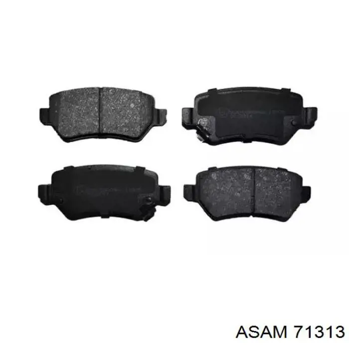 Sapatas do freio traseiras de disco Asam 71313 preço, a partir de 20,87 USD