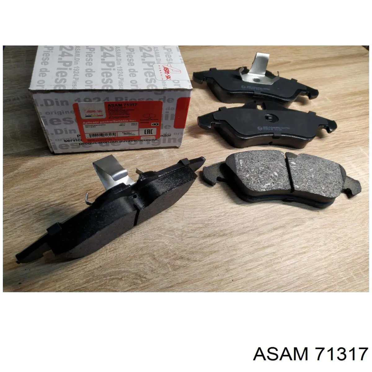 Sapatas do freio dianteiras de disco Asam 71317 preço, a partir de 30,03 USD