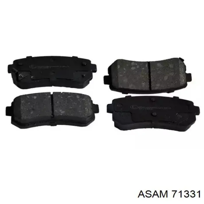 71331 Asam Sapatas do freio traseiras de disco