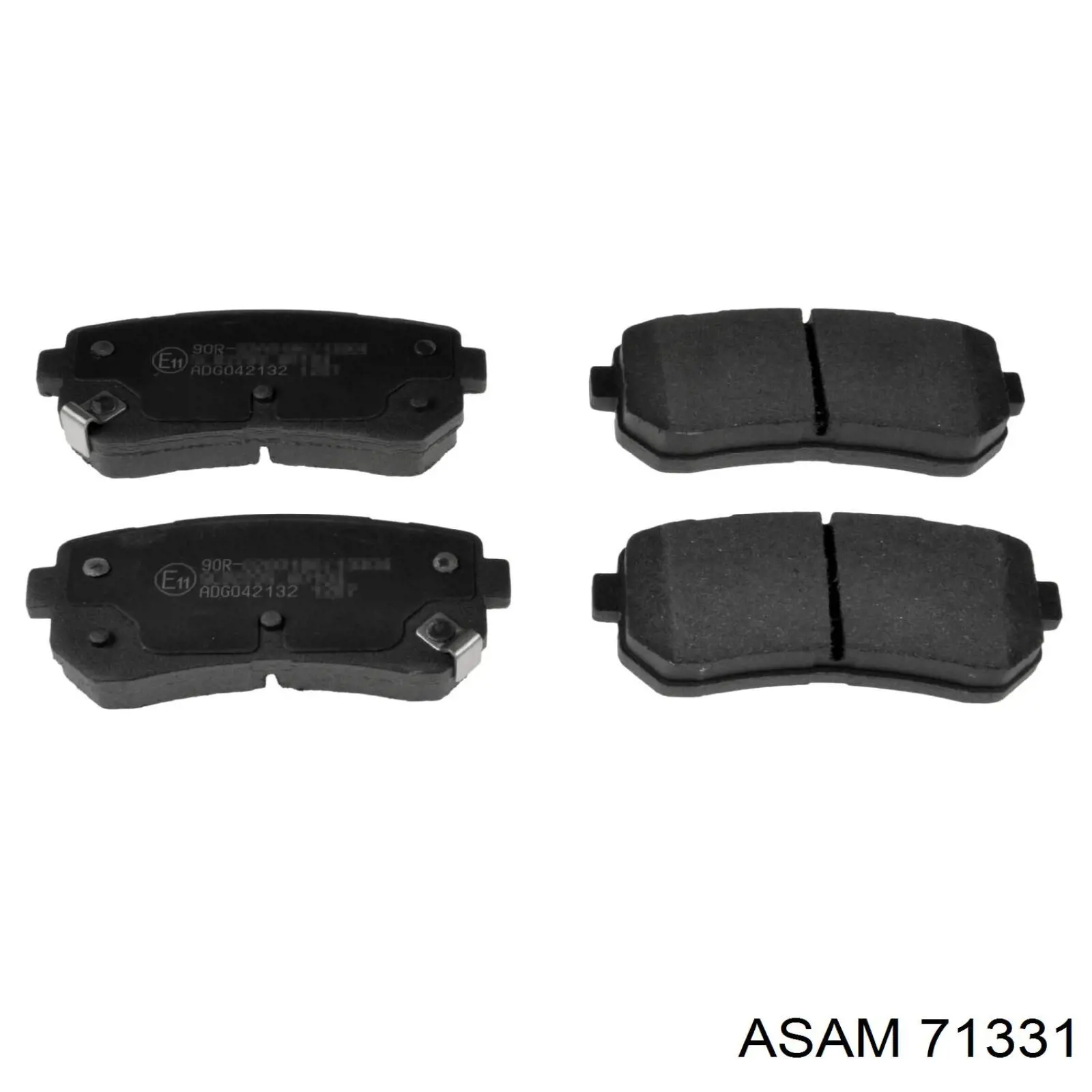 Sapatas do freio traseiras de disco Asam 71331 preço, a partir de 17,37 USD