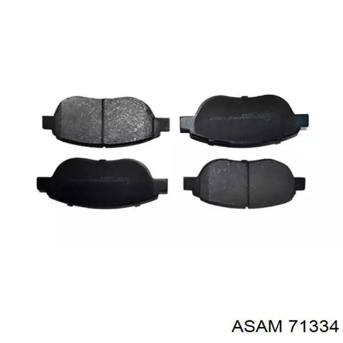 Sapatas do freio dianteiras de disco Asam 71334 preço, a partir de 23,97 USD
