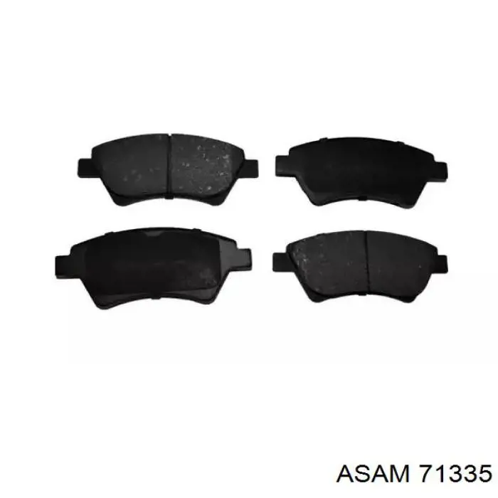 Sapatas do freio dianteiras de disco Asam 71335 preço, a partir de 27,63 USD