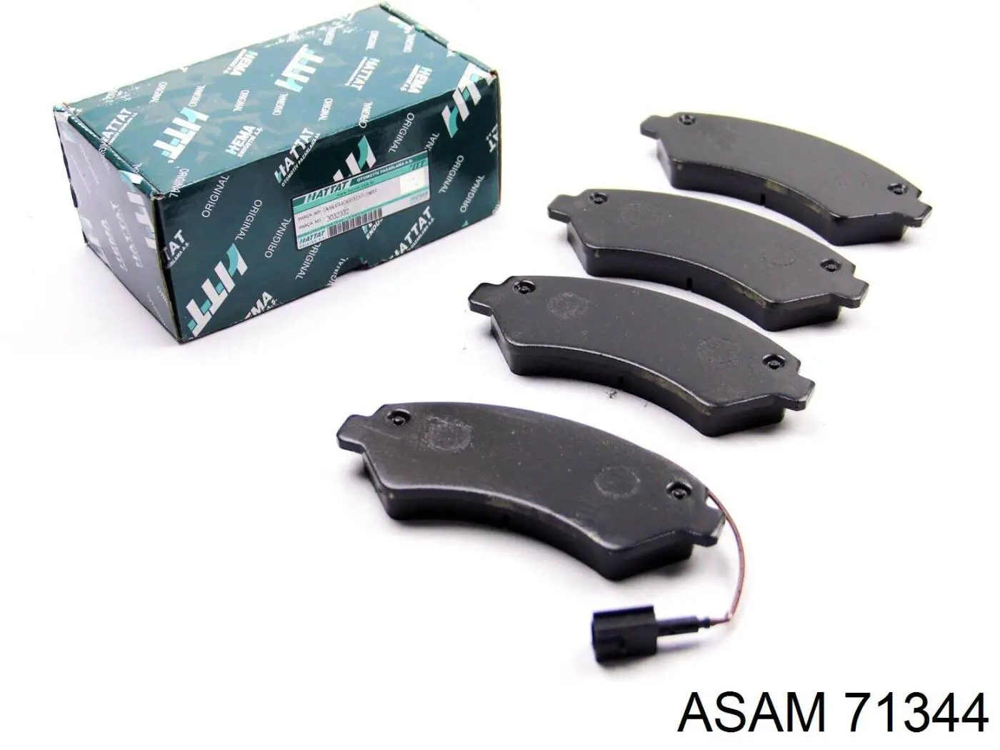 Sapatas do freio dianteiras de disco Asam 71344 preço, a partir de 50,81 USD