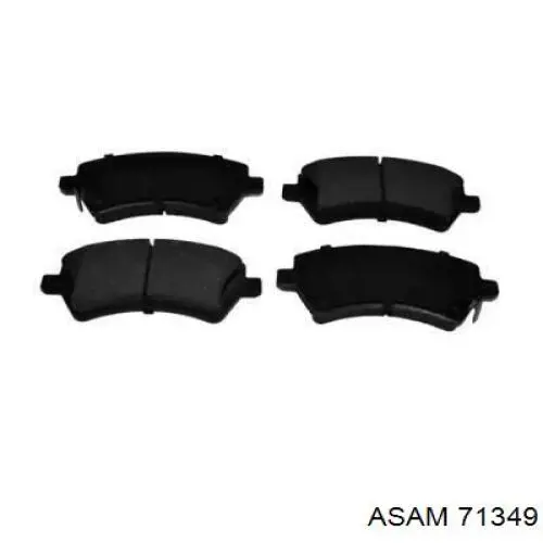 Sapatas do freio dianteiras de disco Asam 71349 preço, a partir de 23,63 USD