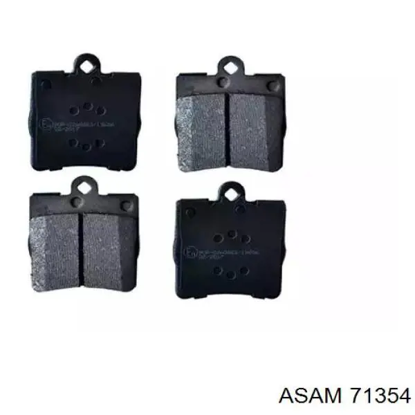 71354 Asam Sapatas do freio traseiras de disco