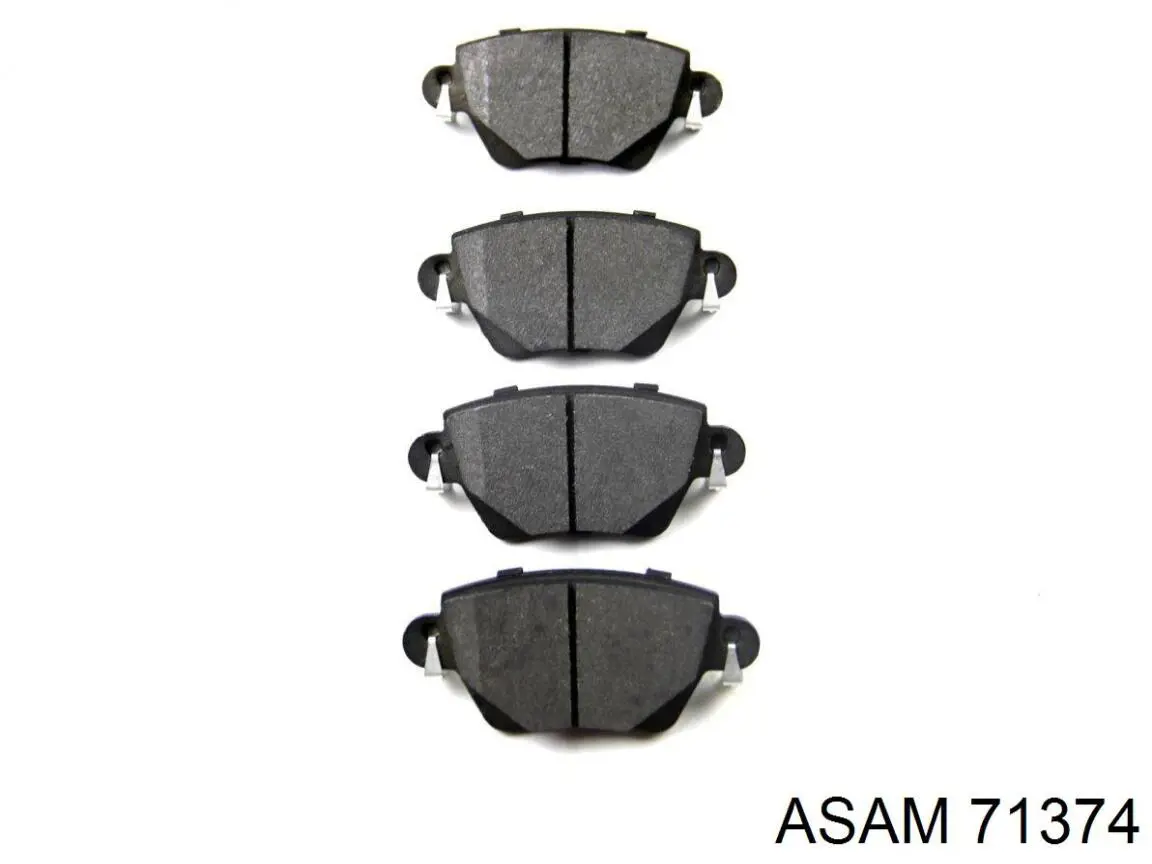 Sapatas do freio traseiras de disco Asam 71374 preço, a partir de 26,82 USD