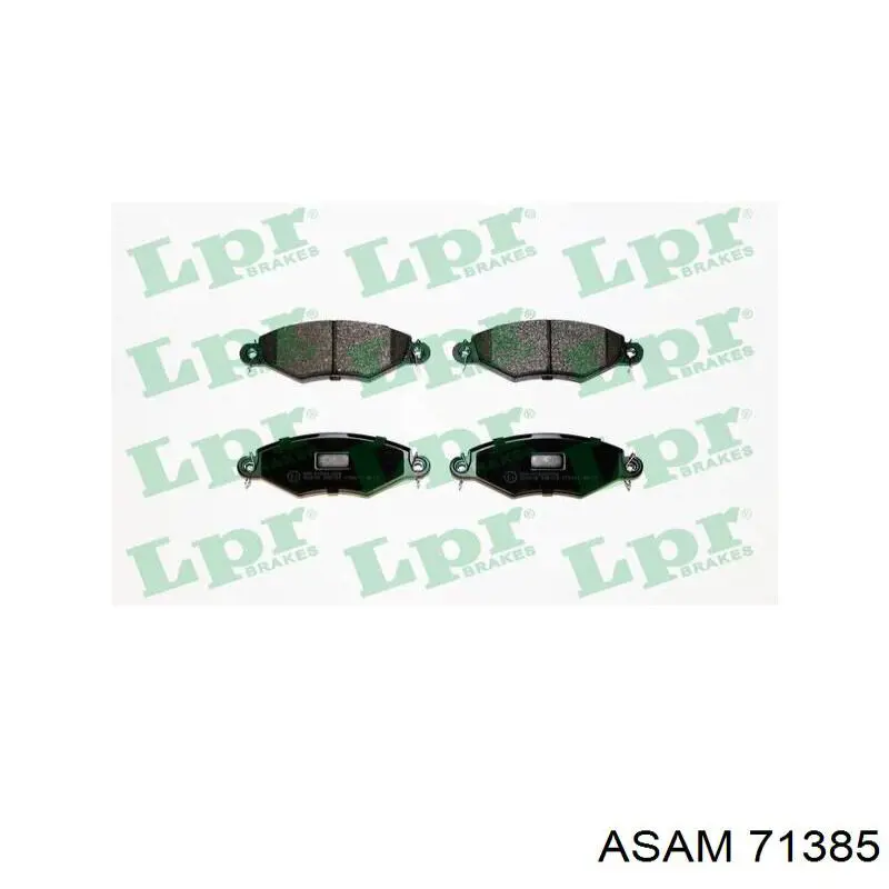 Compre 71385 Asam Sapatas do freio dianteiras de disco