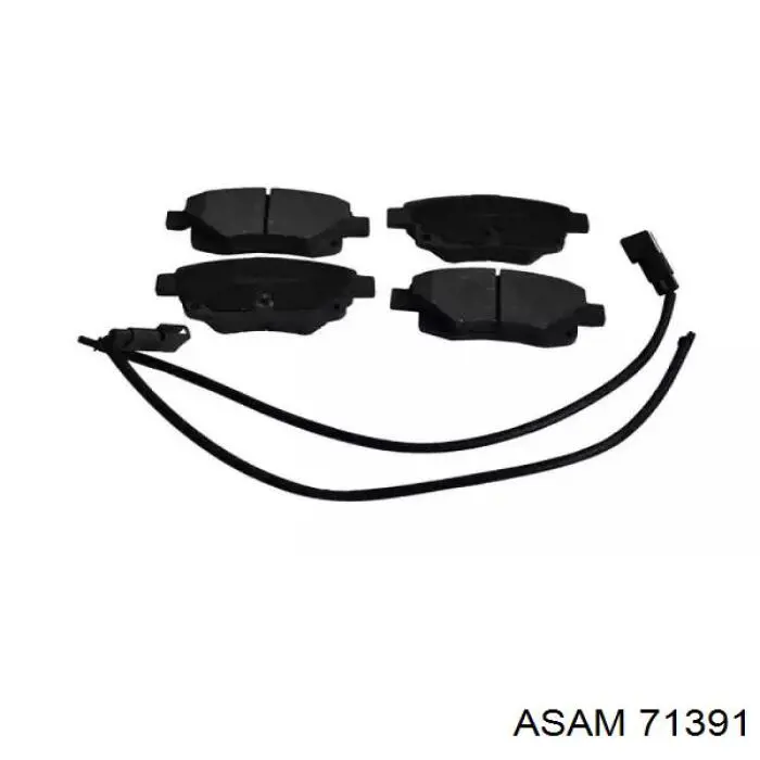 Sapatas do freio traseiras de disco Asam 71391 preço, a partir de 29,69 USD