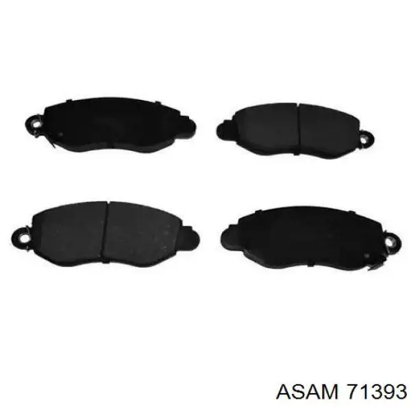 71393 Asam Sapatas do freio dianteiras de disco