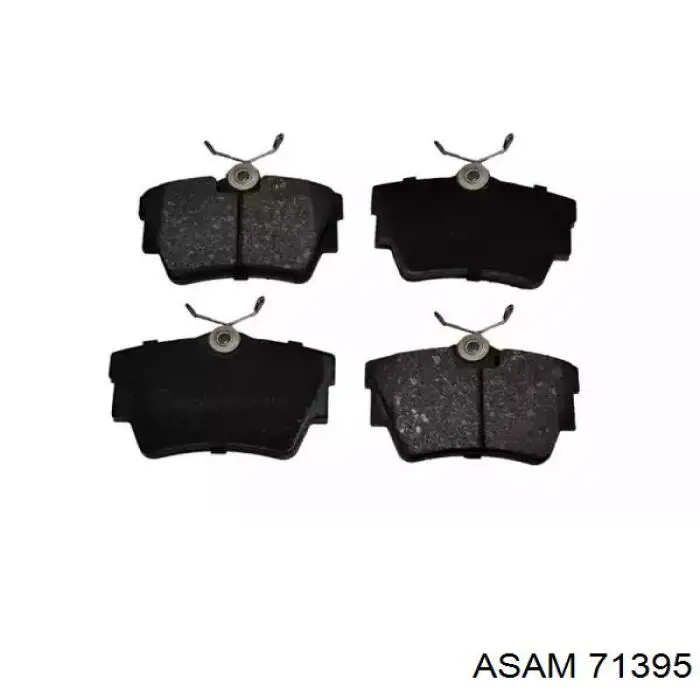 Sapatas do freio traseiras de disco Asam 71395 preço, a partir de 22,44 USD