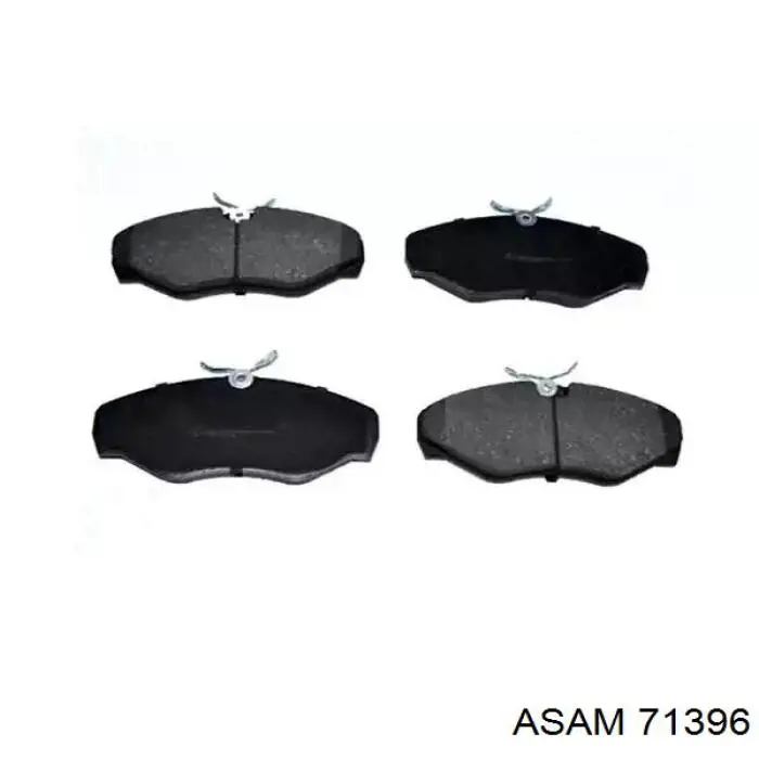 71396 Asam Sapatas do freio dianteiras de disco
