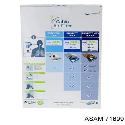 Compre 71699 Asam Filtro de salão