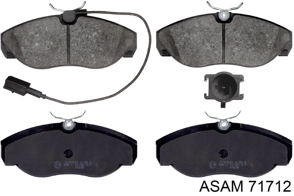 Sapatas do freio dianteiras de disco Asam 71712 preço, a partir de 37,81 USD