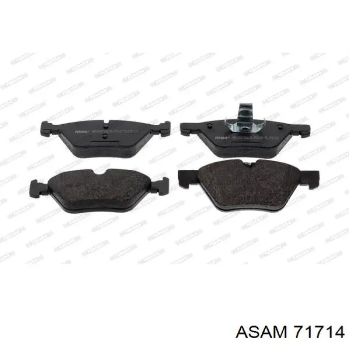 Compre 71714 Asam Sapatas do freio traseiras de disco