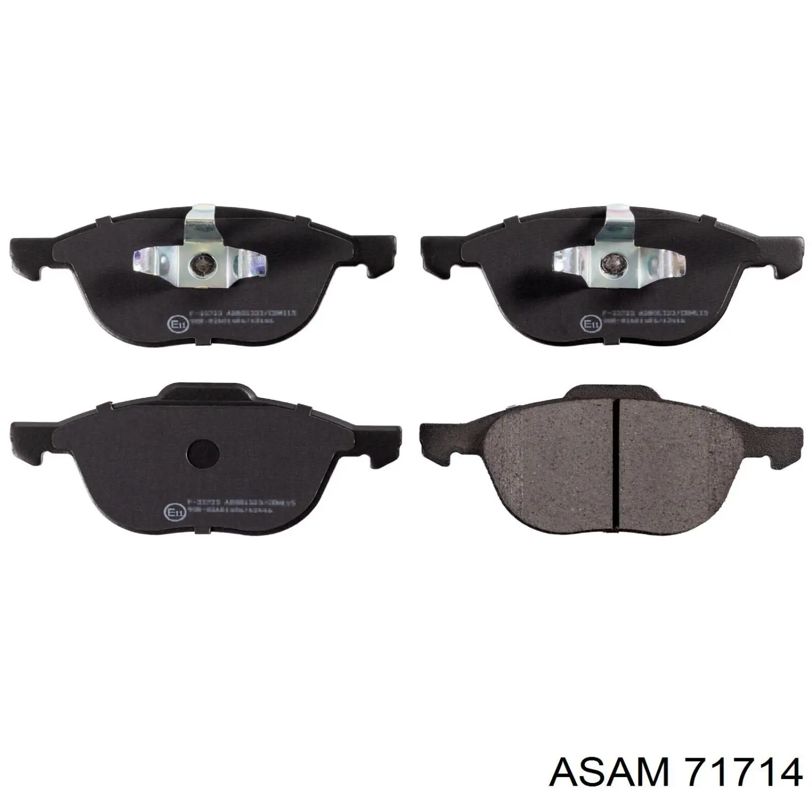 Sapatas do freio traseiras de disco Asam 71714 preço, a partir de 27,07 USD