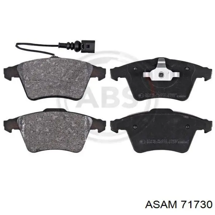 Sapatas do freio dianteiras de disco Asam 71730 preço, a partir de 34,74 USD