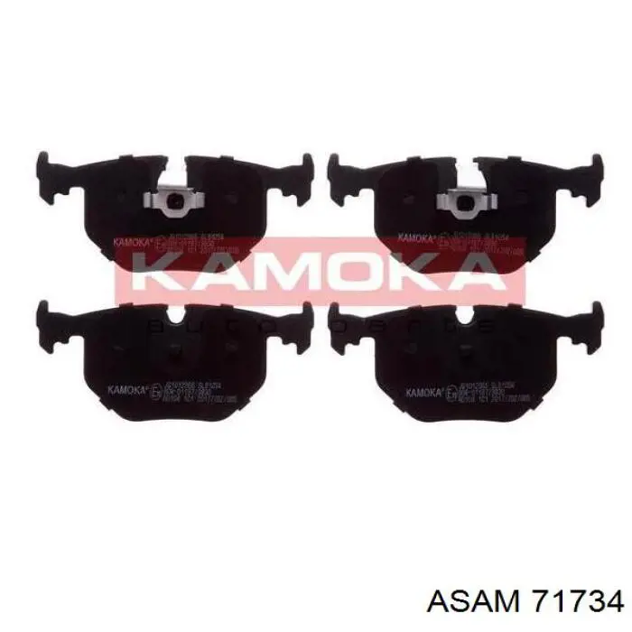 Sapatas do freio dianteiras de disco Asam 71734 preço, a partir de 29,40 USD