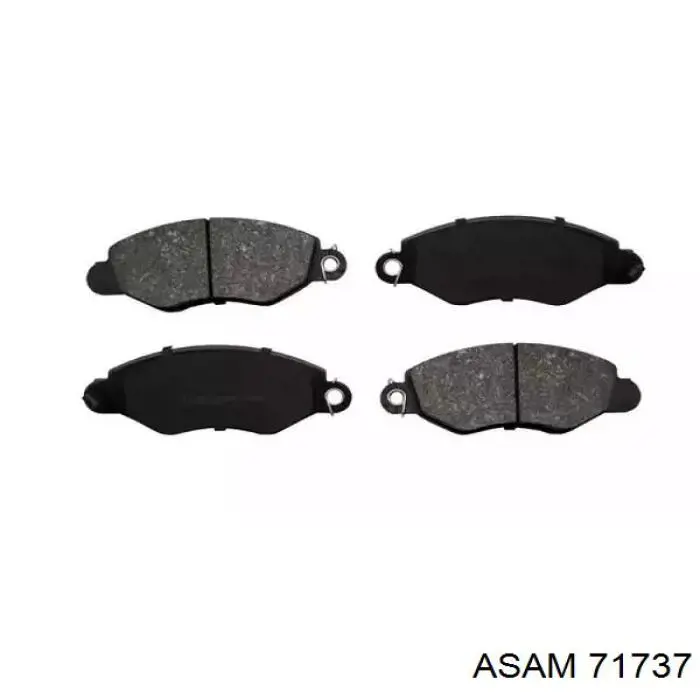 71737 Asam Sapatas do freio dianteiras de disco