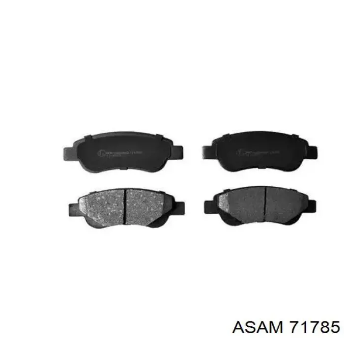 Sapatas do freio dianteiras de disco Asam 71785 preço, a partir de 21,41 USD