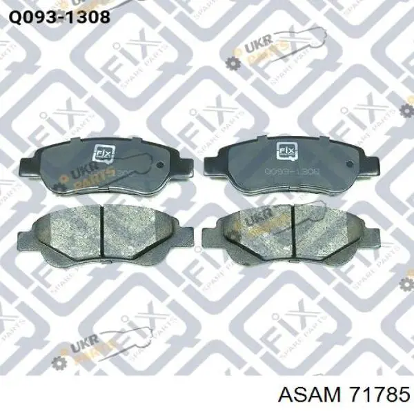 Compre 71785 Asam Sapatas do freio dianteiras de disco