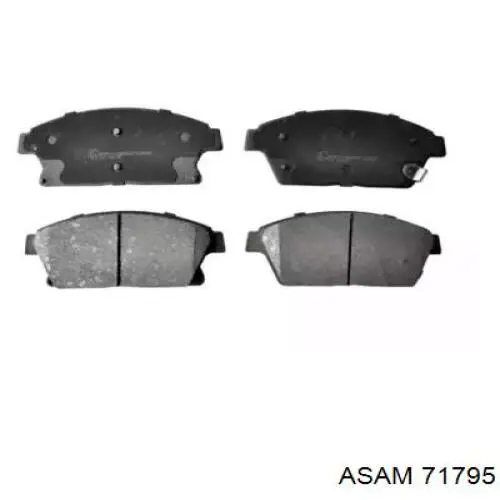 Sapatas do freio dianteiras de disco Asam 71795 preço, a partir de 36,33 USD