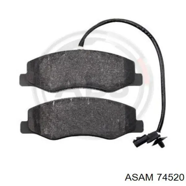 Sapatas do freio traseiras de disco Asam 74520 preço, a partir de 35,28 USD