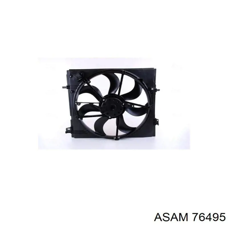 Difusor do radiador de esfriamento, montado com motor e roda de aletas Asam 76495 preço, a partir de 140,01 USD