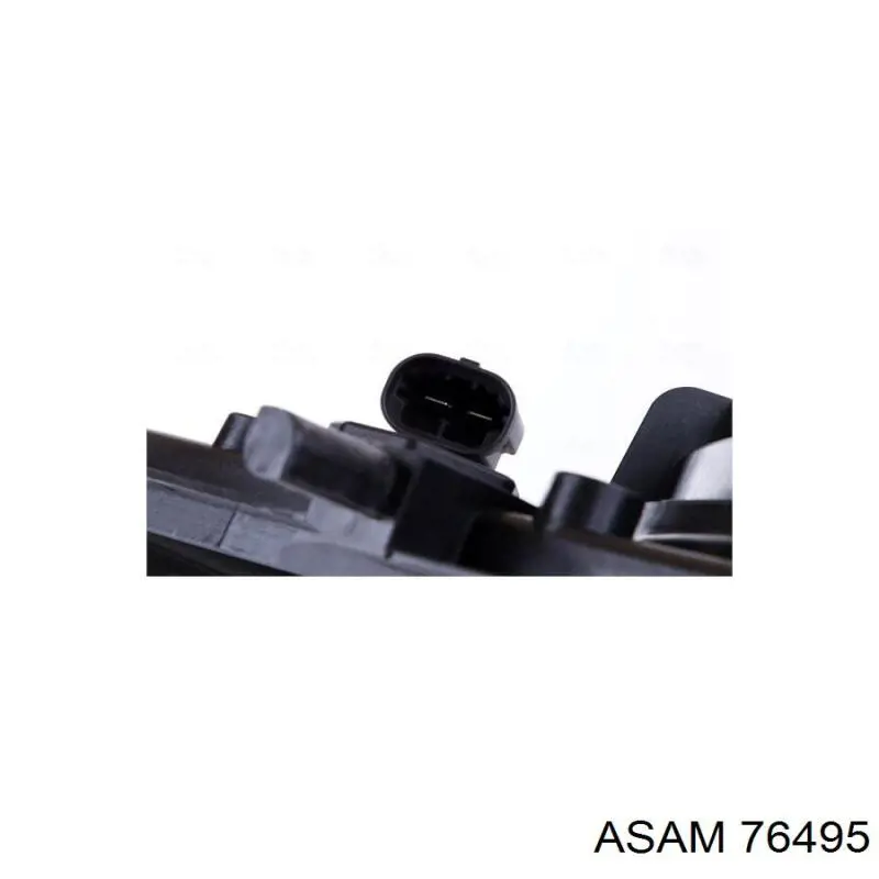 Compre 76495 Asam Difusor do radiador de esfriamento, montado com motor e roda de aletas