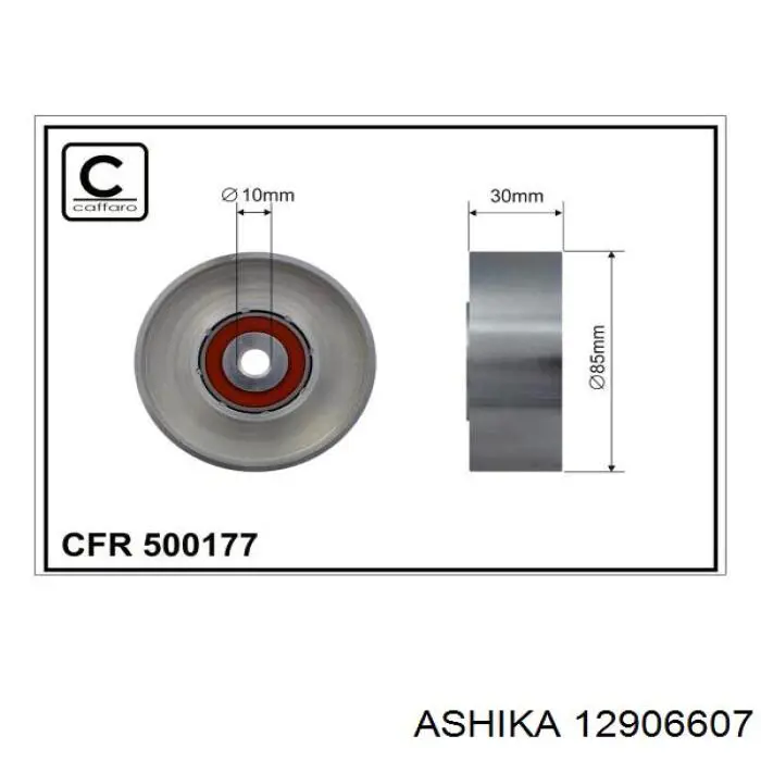 Compre 12906607 Ashika Rolo parasita da correia de transmissão