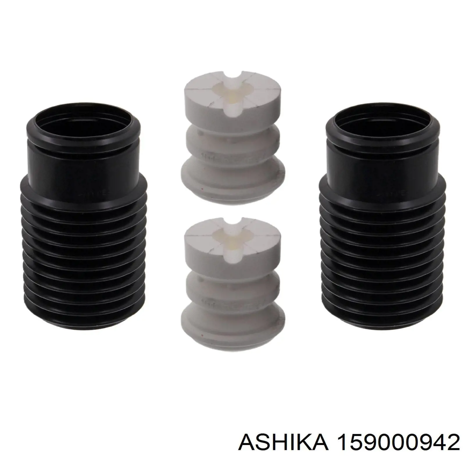 159000942 Ashika Pára-choque (grade de proteção) de amortecedor dianteiro + bota de proteção