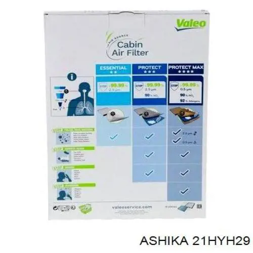 Compre 21HYH29 Ashika Filtro de salão