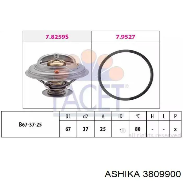 Compre 3809900 Ashika Termostato