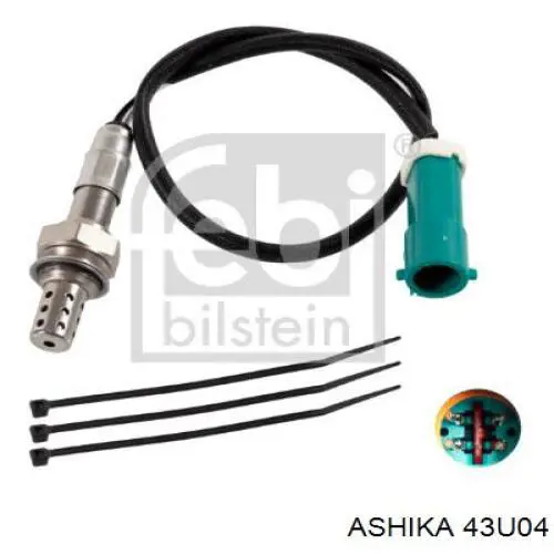 Compre 43U04 Ashika Sonda lambda, sensor de oxigênio até o catalisador