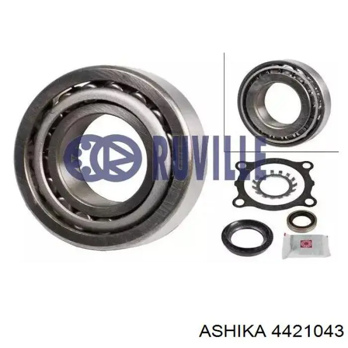 Rolamento do semieixo do eixo traseiro Ashika 4421043 preço, a partir de 34,32 USD